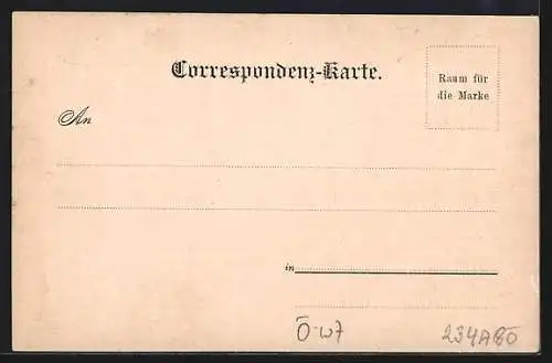 AK Wien, Ansicht von H. Ohrfandls Gasthaus zur Stadt München, Mariahilferstrasse 102