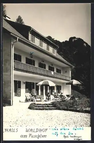 AK Fuschl am See, Die Pension Haus Waldhof