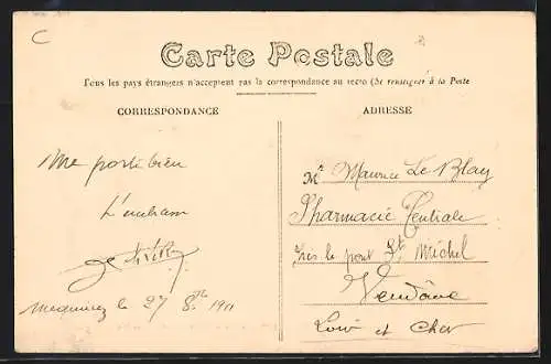 AK Colonne de Fez, Laila-Ito, Groupe observant les cavaliers Marocains