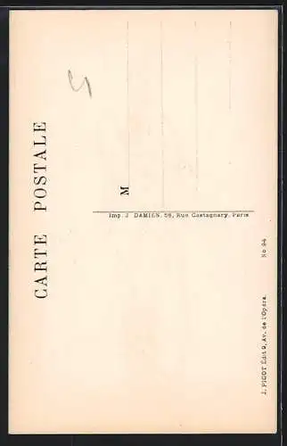 Künstler-AK Französischer Soldat in Uniform mit Säbel