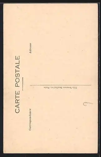 Künstler-AK Porträt eines uniformierten französischen Soldaten