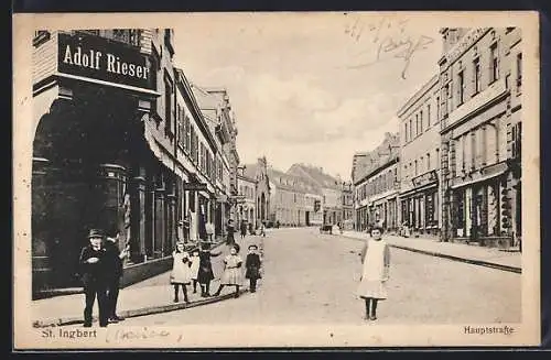 AK St. Ingbert, Hauptstrasse mit Geschäften