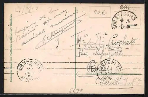 AK St. Ingbert, Hauptstrasse mit Geschäften