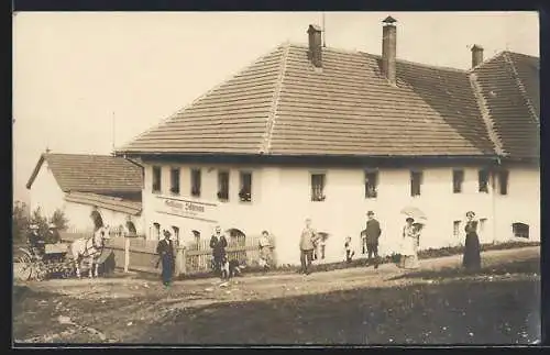 Foto-AK Lichtenau /Mfr., Gasthaus Franz Stempfinger