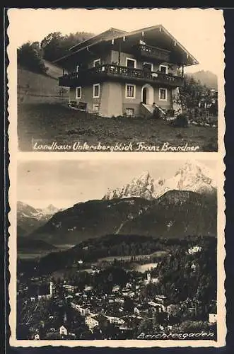AK Berchtesgaden, Hotel Landhaus Unterbergblick von Franz Brandner