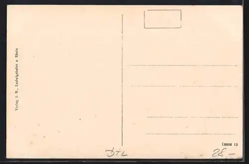 AK Ludwigshafen a. Rhein, Unterführung an der Frankenthalerstrasse