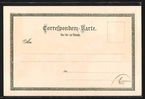 Künstler-Lithographie Paul Hey: Wien, Belvedere, Höfisches Leben
