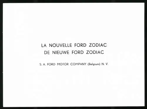 Fotografie Auto Ford Zodiac, Innenraum, Cockpit, Interieur