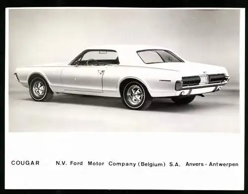 Fotografie Auto Ford Cougar, US-Car, Muscle Car, Werkfoto
