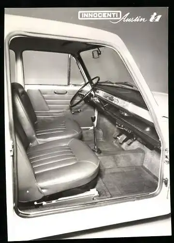 Fotografie Auto Innocenti Austin i4, Innenraum, Linkslenker für den europäischen Festland-Markt, Werkfoto