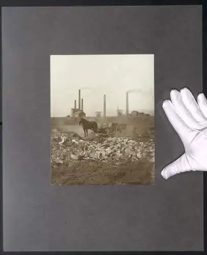 Fotografie Else Thalemann, Ruhrgebiet, Folkwang Verlag, Rückseite mit Stempel Folkwang Verlag
