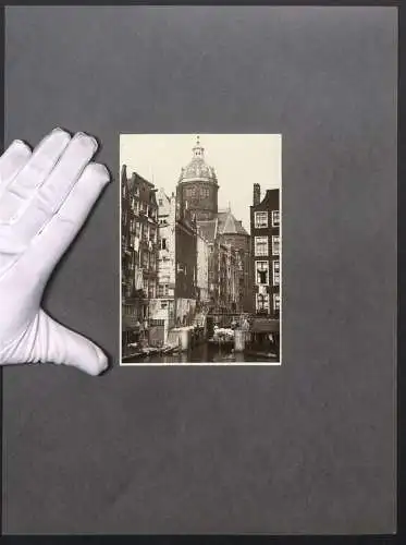 Fotografie Albert Renger-Patzsch, Ansicht Amsterdam, Het Kolkje Amsterdam, Nr. 5428, Folkwang Verlag
