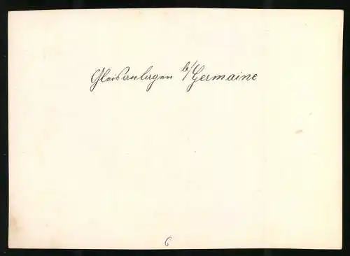 Fotografie Ansicht Germaine (Marne), Luftbild der Fl.A.A. 270 vom 14.04.1917, Blick auf den Ort
