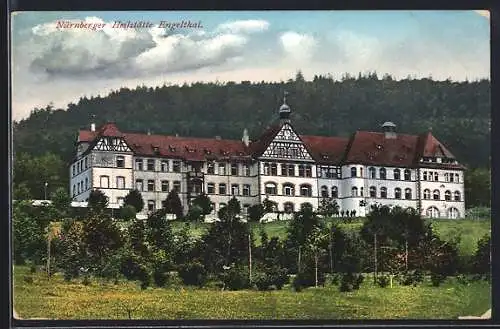 AK Engelthal / Frankenalb, Blick auf die Nürnberger Heilstätte in der Natur