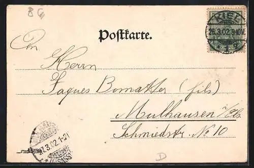 AK Kiel, Am kleinen Kiel aus der Vogelschau