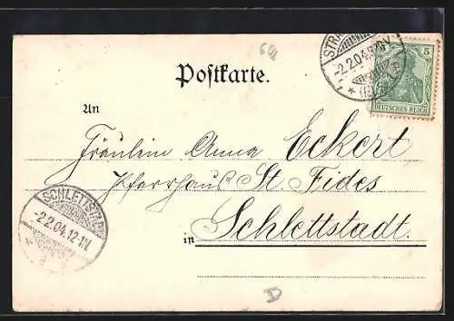 AK Coburg, Winterlandschaft der Veste Coburg