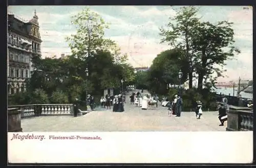AK Magdeburg, Fürstenwall-Promenade
