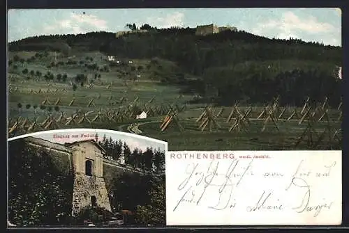 AK Schnaittach, Eingang zur Festung Rothenberg