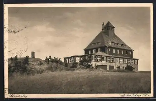 AK Schwartenberg, Blick auf das Berg-Gasthaus
