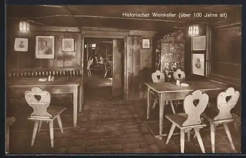 AK Berlin, J.C.Lutter A.-G., vorm. Lutter & Wegner, Historischer Weinkeller, Charlottenstr. 49 - Gendarmenmarkt