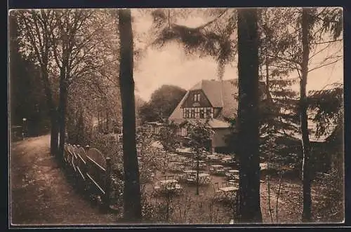 AK Linda b. Freiberg, Gasthaus Schrödermühle