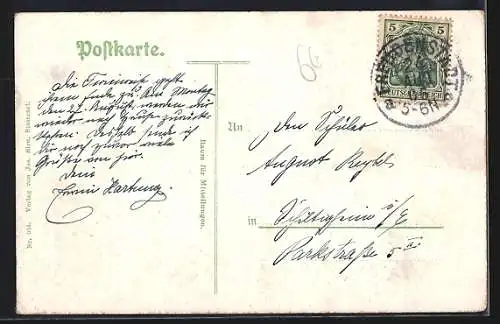 AK Freudenstadt, Blick auf die Villenkolonie und Kurhaus Palmenwald