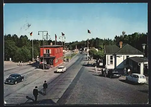 AK Helmstedt, Zonenkontrollpunkt, Grenze