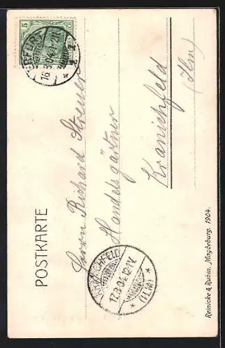 AK Erfurt, Dom, Westseite mit Marienbild