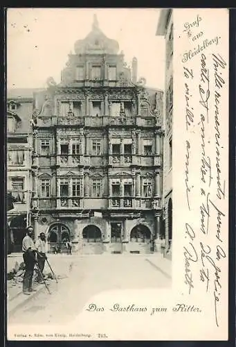 AK Heidelberg, Gasthaus zum Ritter
