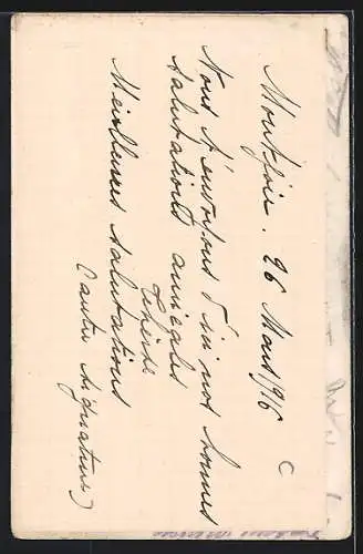 AK Montjoie /Eifel, Strassenpartie mit altem Haus