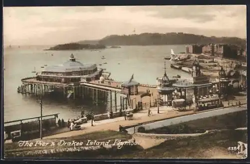 AK Plymouth, The Pier and Drakes Island
