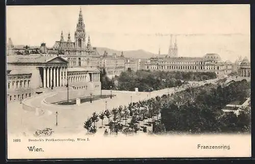 AK Wien, Franzensring mit Park