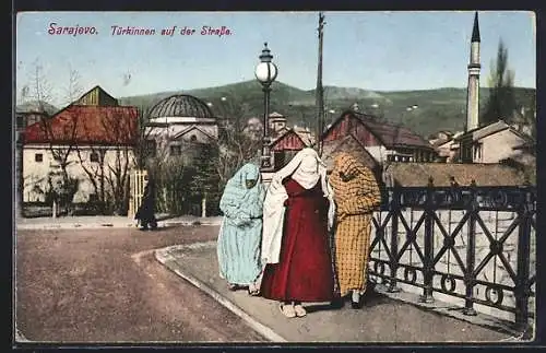 AK Sarajewo, Türkinnen auf der Strasse
