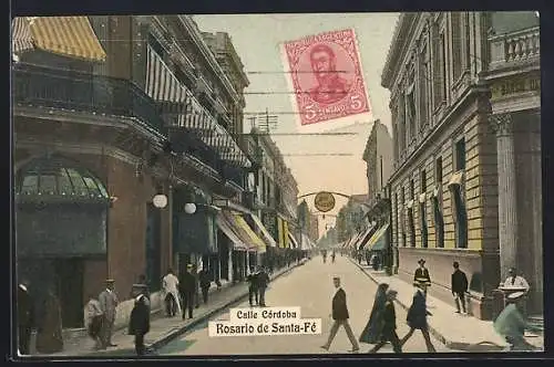 AK Rosario de Santa-Fé, Calle Cordoba