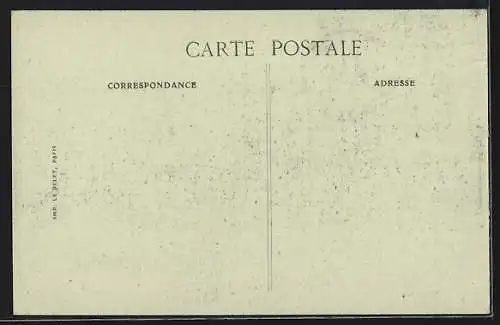 AK Paris, Siegesparade / Fete de la Victoire, englische Infanterie paradiert mit Truppenfahnen