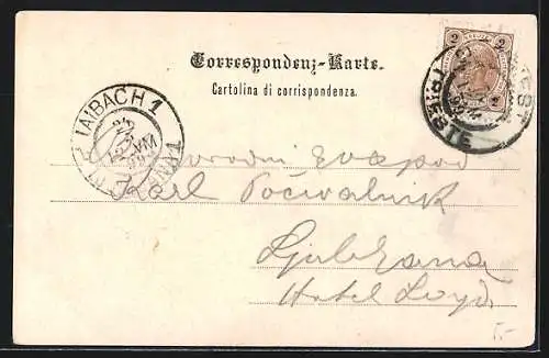 AK Trieste, Panorama mit Booten