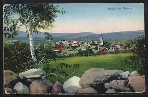 AK Divaca / Divacca, Teilansicht vom Weg aus gesehen