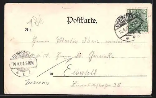 AK Euskirchen, Höheres Damen-Pensionat, Kreishaus, Pfarrkirche und Amtsgericht