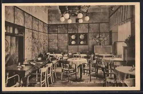 AK Berlin-Charlottenburg, Restaurant Zum Raband, Kaiserdamm 32