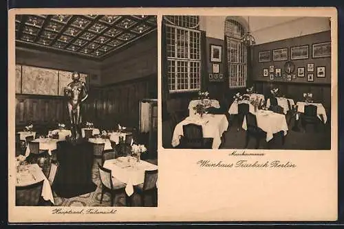 AK Berlin-Charlottenburg, Restaurant Weinhaus Trarbach, Kantstrasse 8