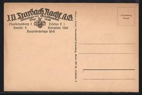 AK Berlin-Charlottenburg, Restaurant Weinhaus Trarbach, Kantstrasse 8