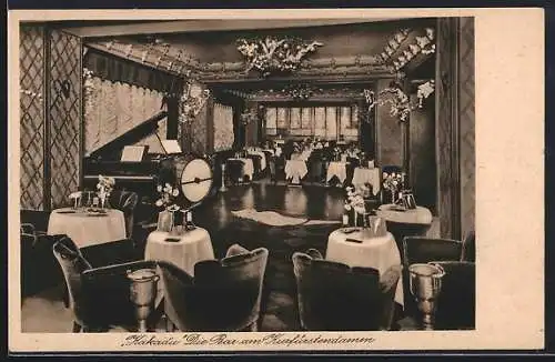 AK Berlin-Charlottenburg, Restaurant Kakadu-Weinstuben, Inh. Dagobert Tichauer, Joachimsthaler Str. 10