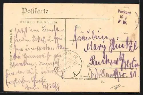 AK Berlin, Restaurant Römerkeller, Leipzigerstrasse 114, Innenansicht
