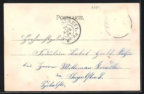 AK Fürth / Bayern, Stadtpark mit Teichpartie