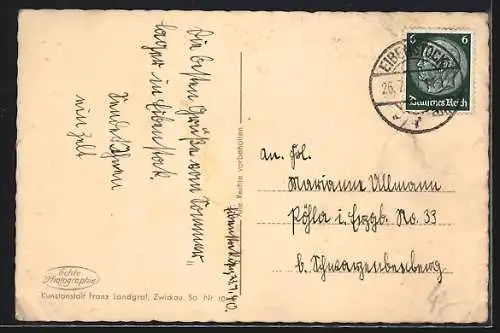 AK Bärenstein /Erzgebirge, Ortsansicht, Aschberg, Scheibenberg