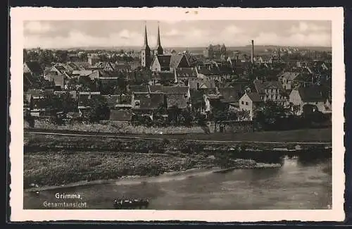 AK Grimma, Gesamtansicht, Ruderboot