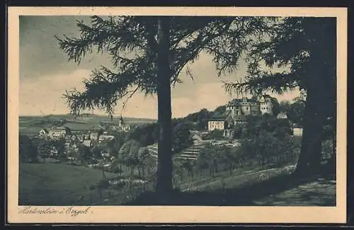 AK Hartenstein / Sachsen, Totalansicht