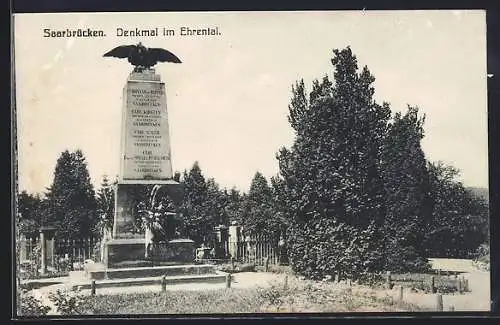 AK Saarbrücken, Denkmal im Ehrental