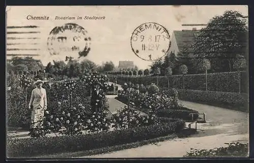AK Chemnitz, Rosarium im Stadtpark