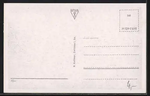 AK Buchholz i. Sa., Blick auf die Kirche